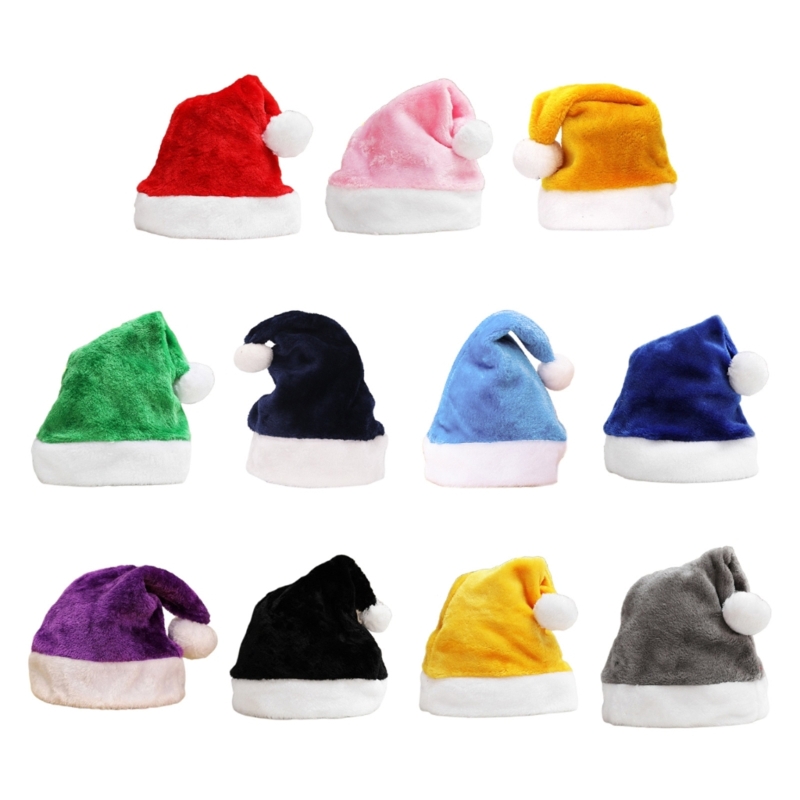 Santa Hat Plush - X90F Carnival Santa Claus Thicken Beanie