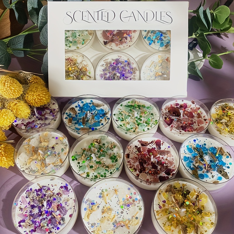 Holiday Candle Set - Set of 6 Scented Candles Fragrance