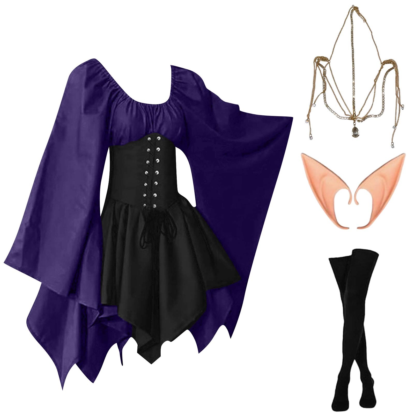 Halloween Cosplay Palace Victo - Elf Costume Christmas recension och pris