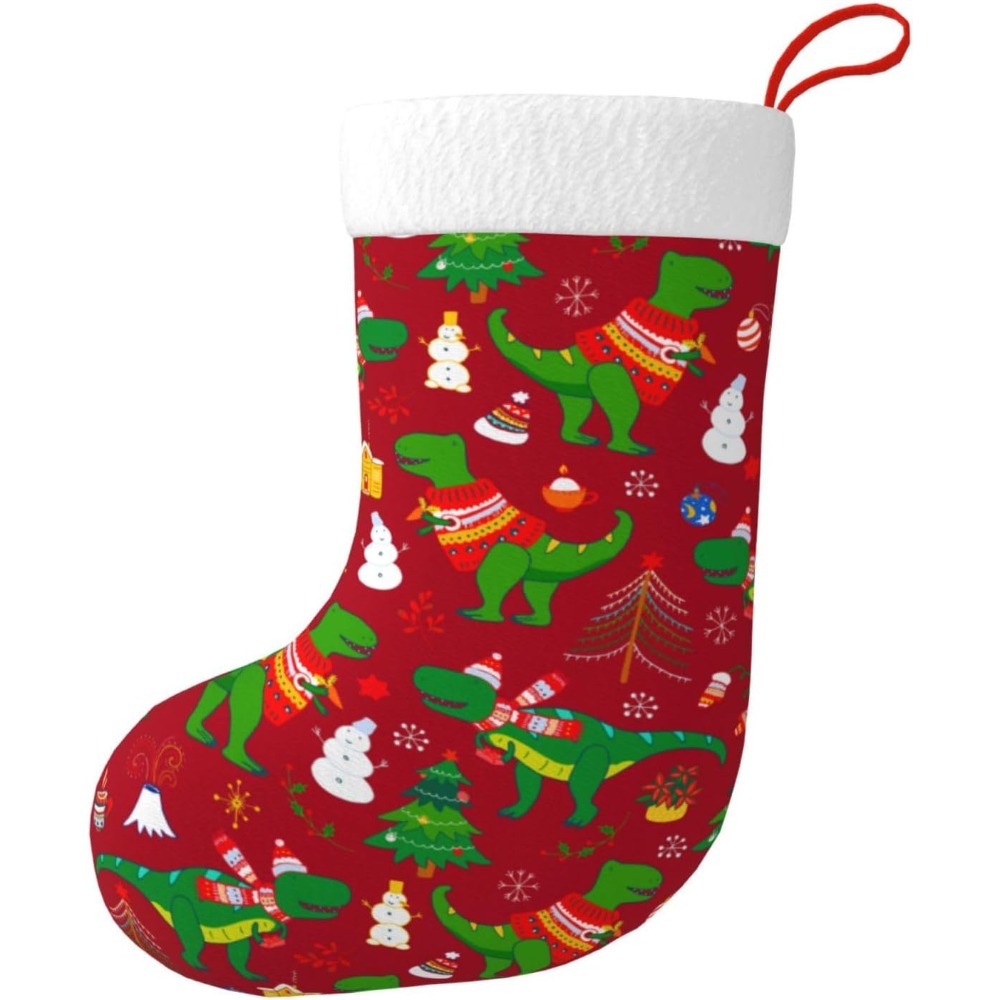 Cute Christmas Dinosaur Christ - Christmas Stocking Hanging recension och pris
