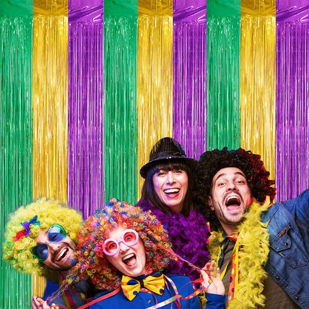 Party Backdrop Fringe Tinsel C - Tinsel Garland Decoration recension och pris