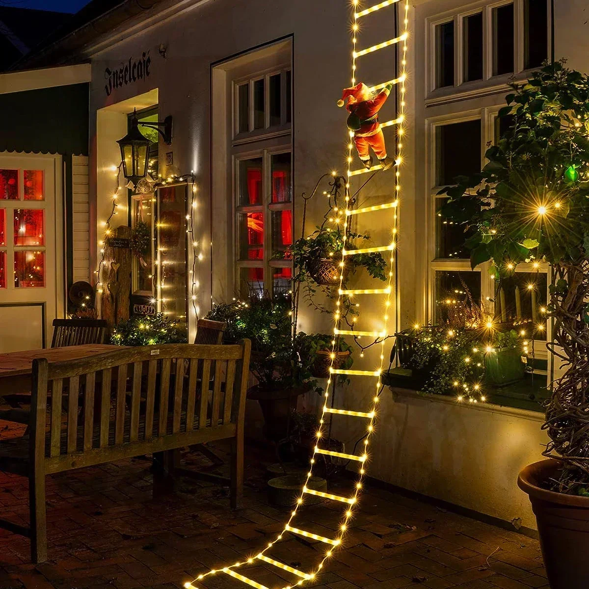 LED Ladder Light for Santa Cla - Christmas Lights Outdoor recension och pris
