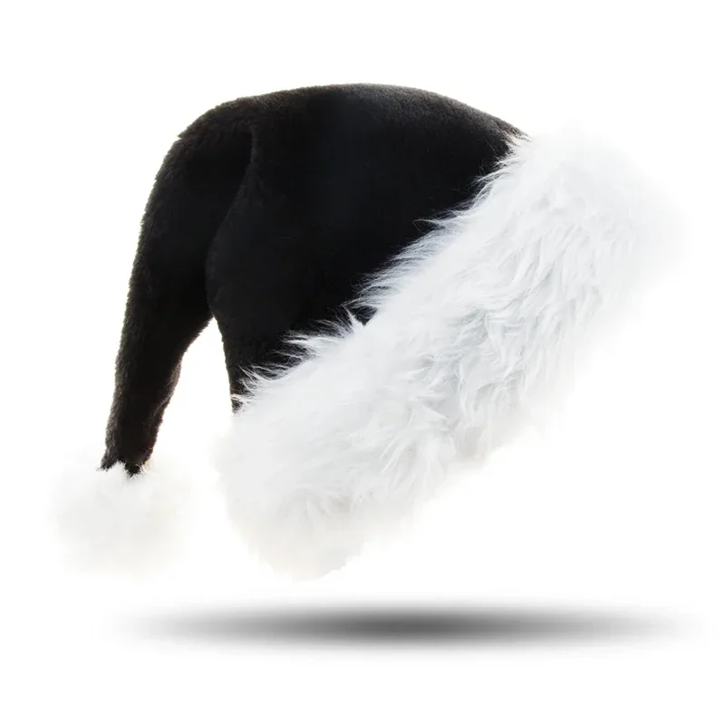 Unisex Xmas Black Plush Christ - Santa Hat Plush recension och pris
