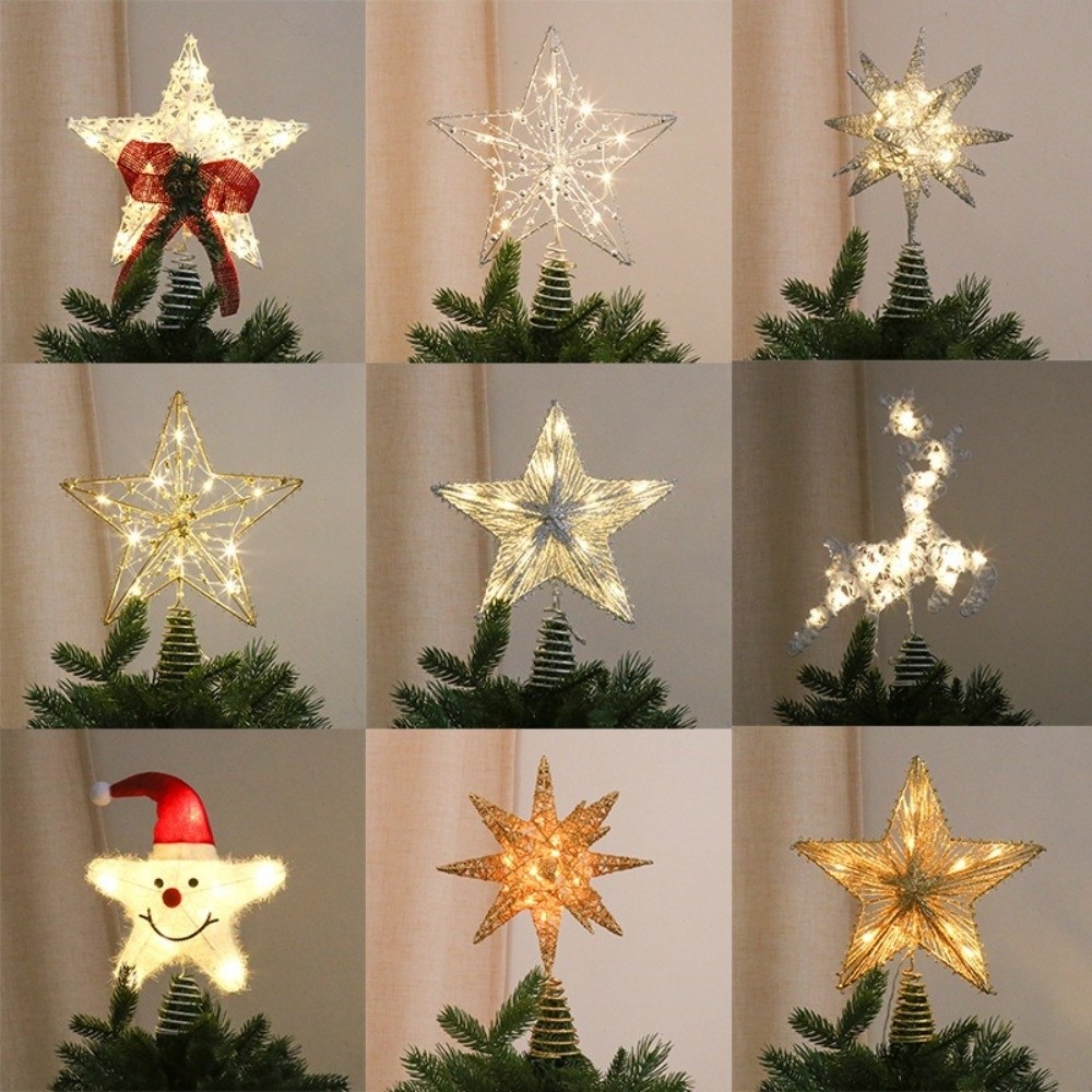 3D Glitter Star Christmas Tree - Star Tree Topper recension och pris