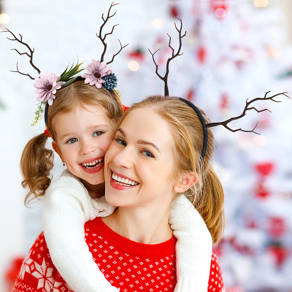 16Pcs Christmas Antler Headban - Reindeer Antlers Headband recension och pris