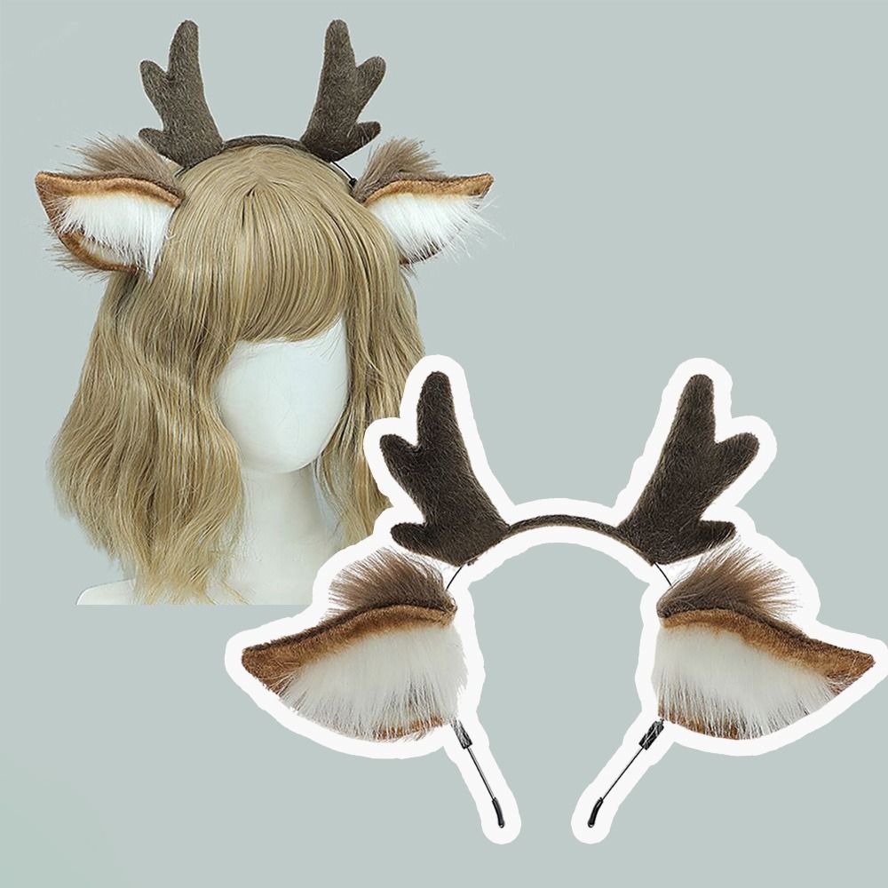 Unisex Deer Ears Reindeer Antl - Reindeer Antlers Headband recension och pris