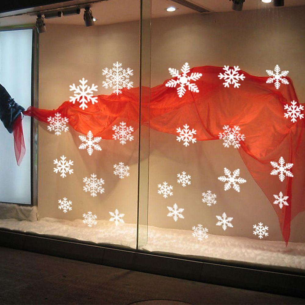 27/38PCS Gift Xmas  Festival S - Snowflake Window Decal recension och pris