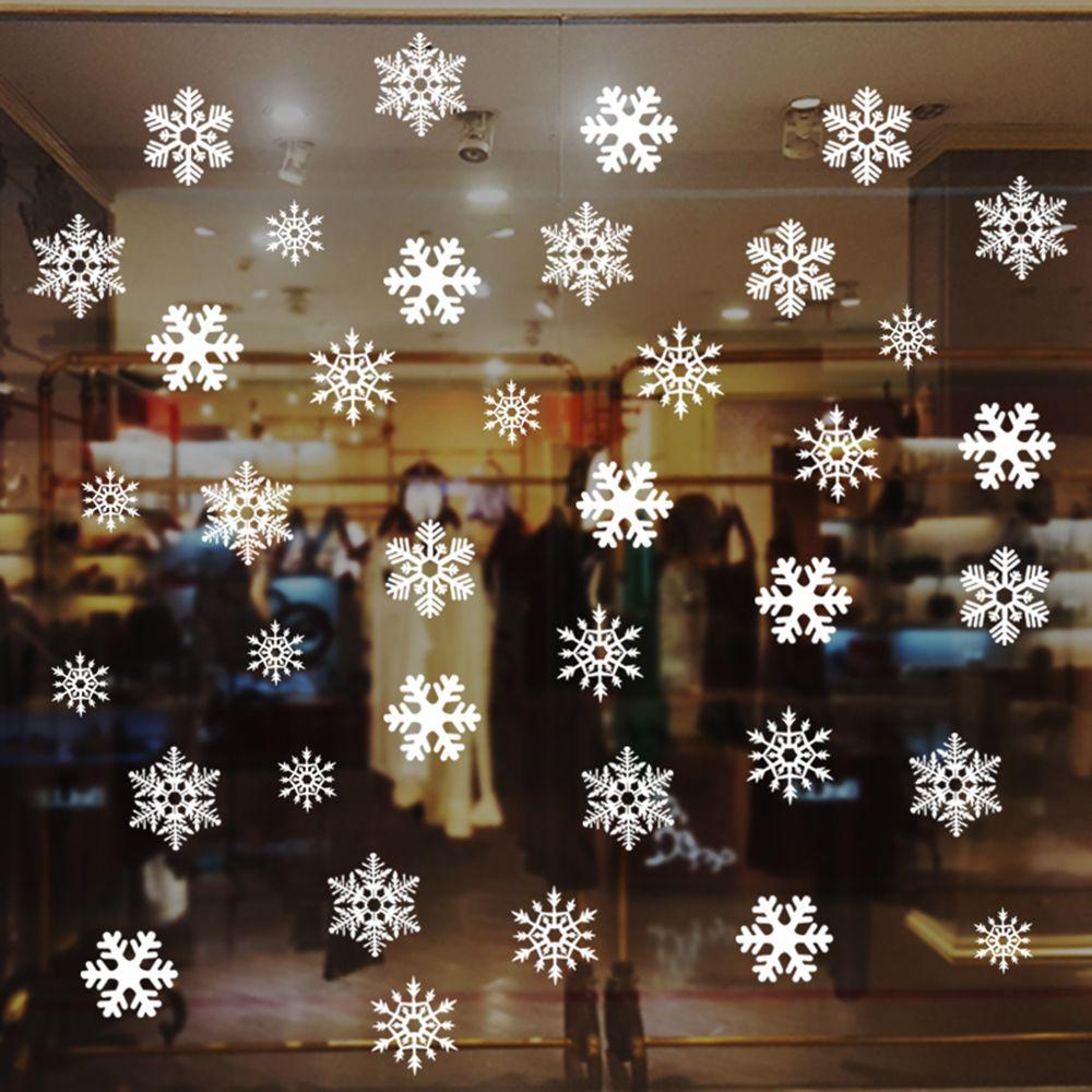 27/38PCS Gift Xmas  Festival S - Snowflake Window Decal recension och pris