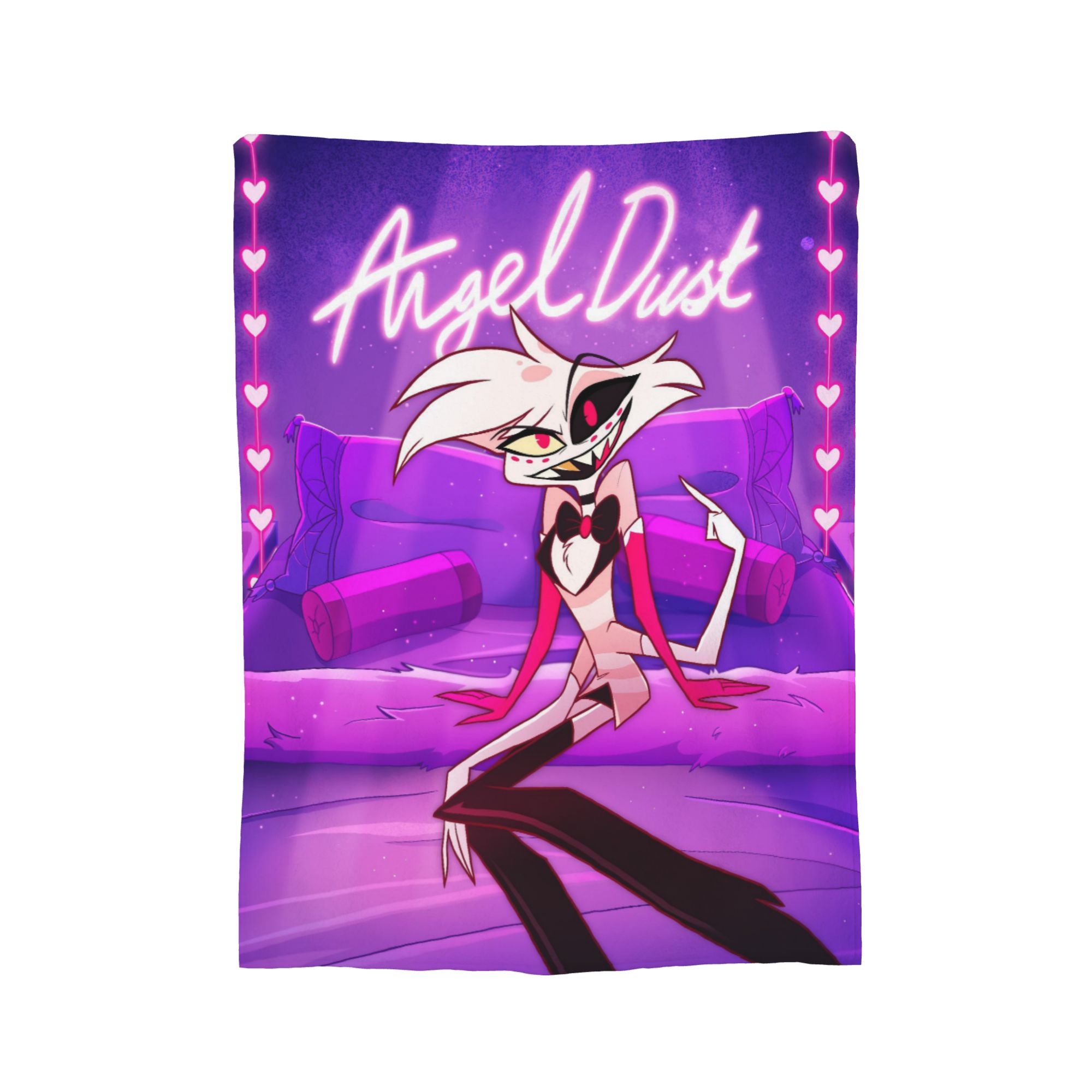 Cartoon Hazbins Hotels  Angel  - Christmas Throw Blanket recension och pris