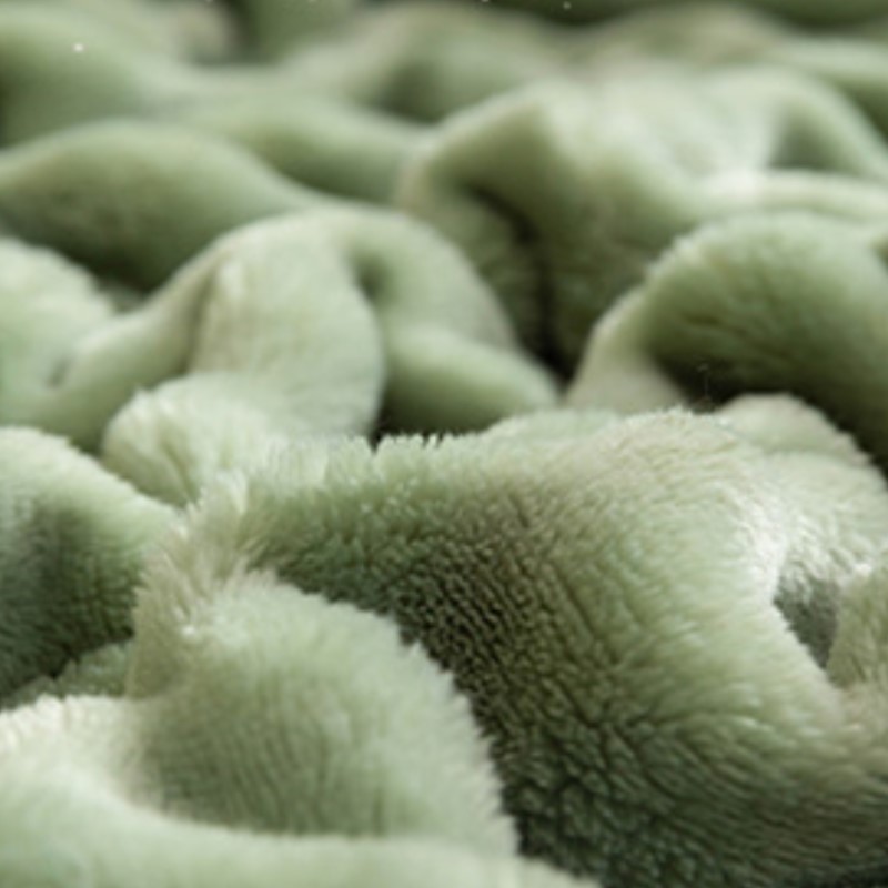 Sage Green Bubble Fleece Blank - Christmas Throw Blanket recension och pris