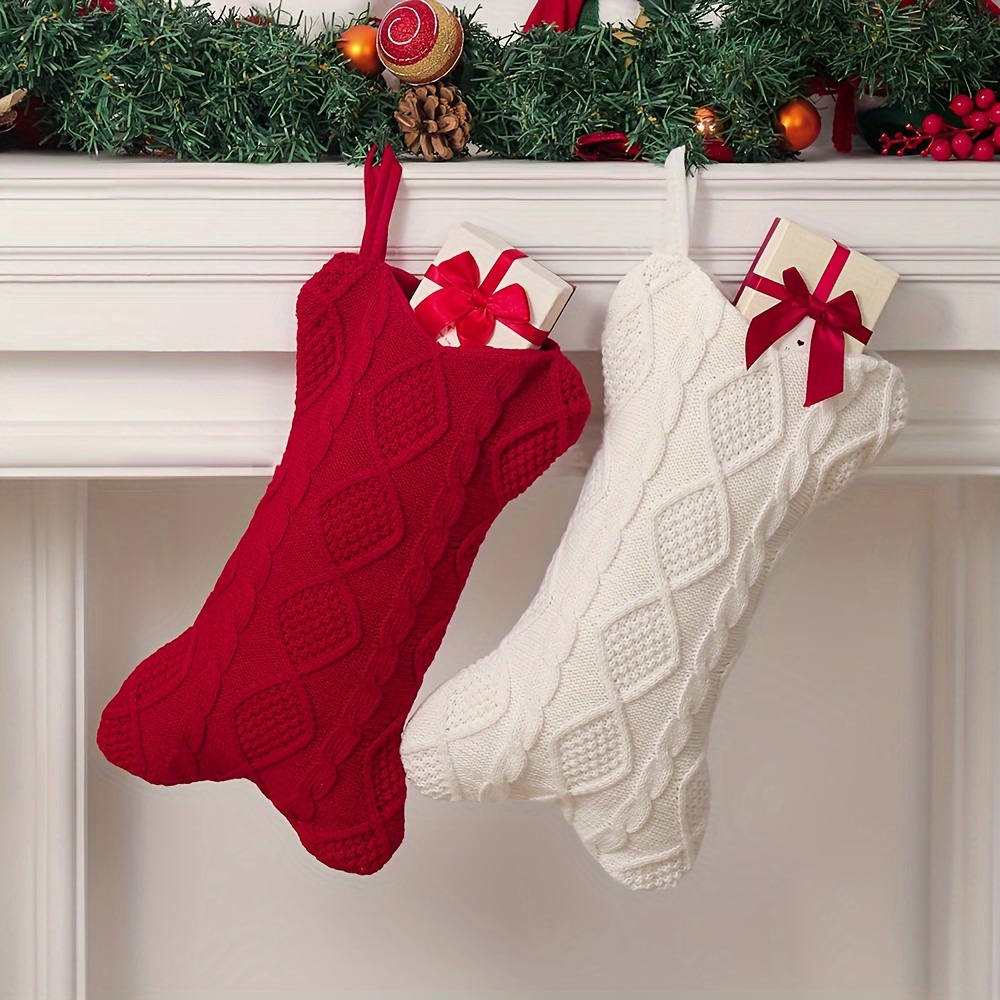 Dog Christmas Stocking, Knit C - Christmas Stocking Hanging recension och pris