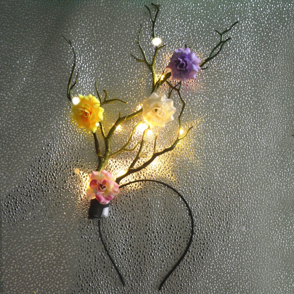 Flower Reindeer Antler Headban - Reindeer Antlers Headband recension och pris