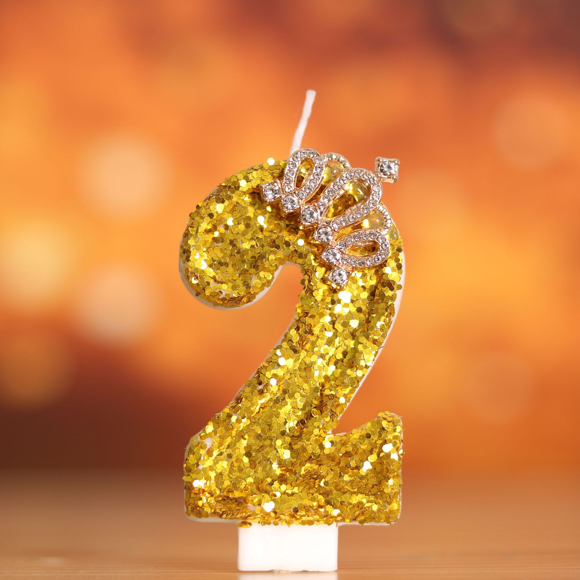 Digital Birthday Cake Gold Cro - Holiday Candle Set recension och pris