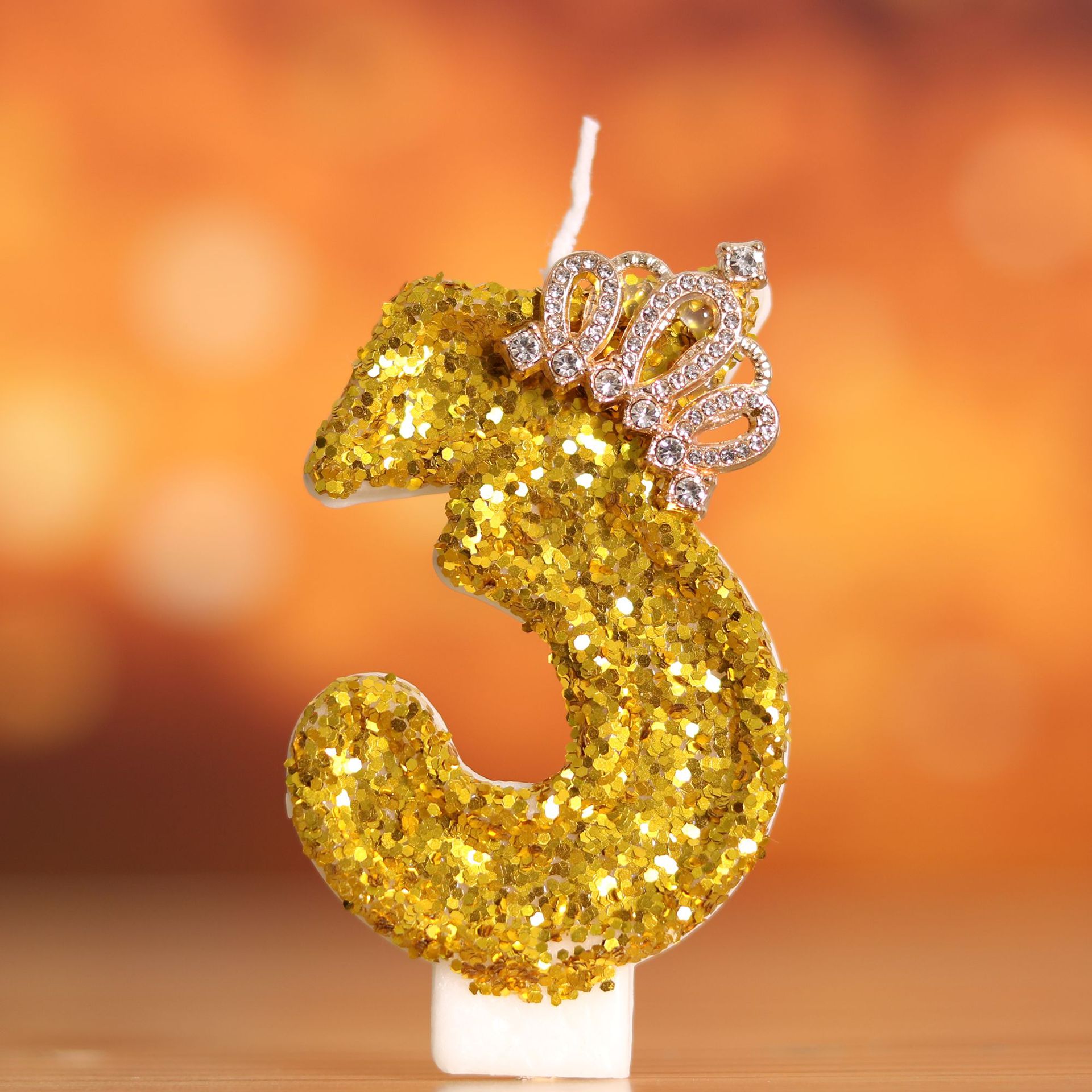 Digital Birthday Cake Gold Cro - Holiday Candle Set recension och pris