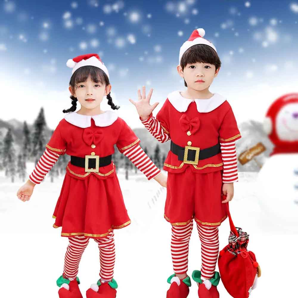 Children's Christmas Elf Set - - Elf Costume Christmas recension och pris