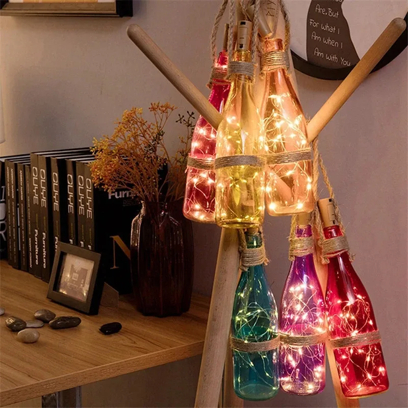 6pcs 20led Wine Bottle with Co - Led Fairy String Lights recension och pris