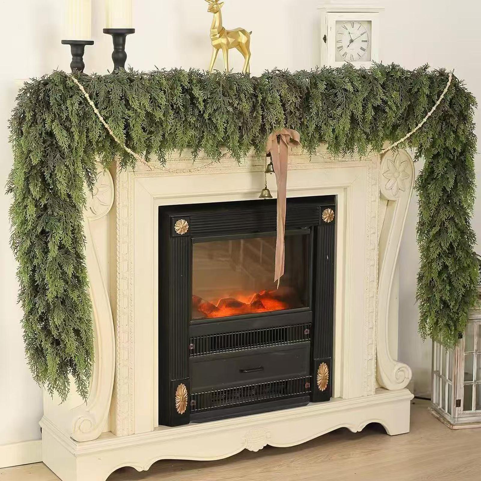 Christmas Garlands Artificial  - Christmas Wreath Fake recension och pris