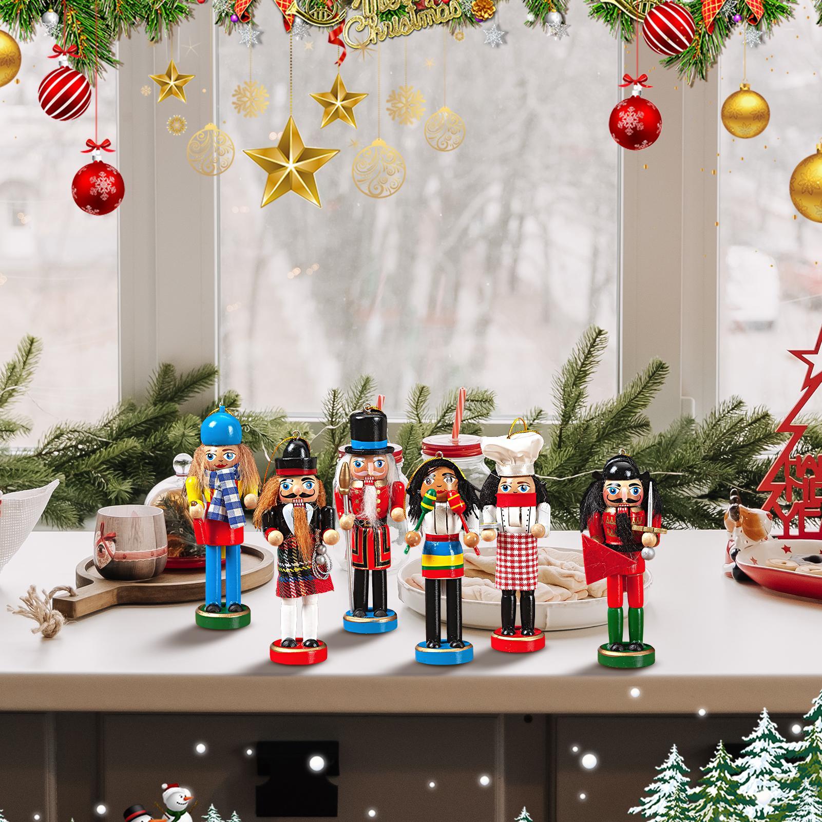 Nutcracker Christmas Decor 6 P - Nutcracker Figurine recension och pris