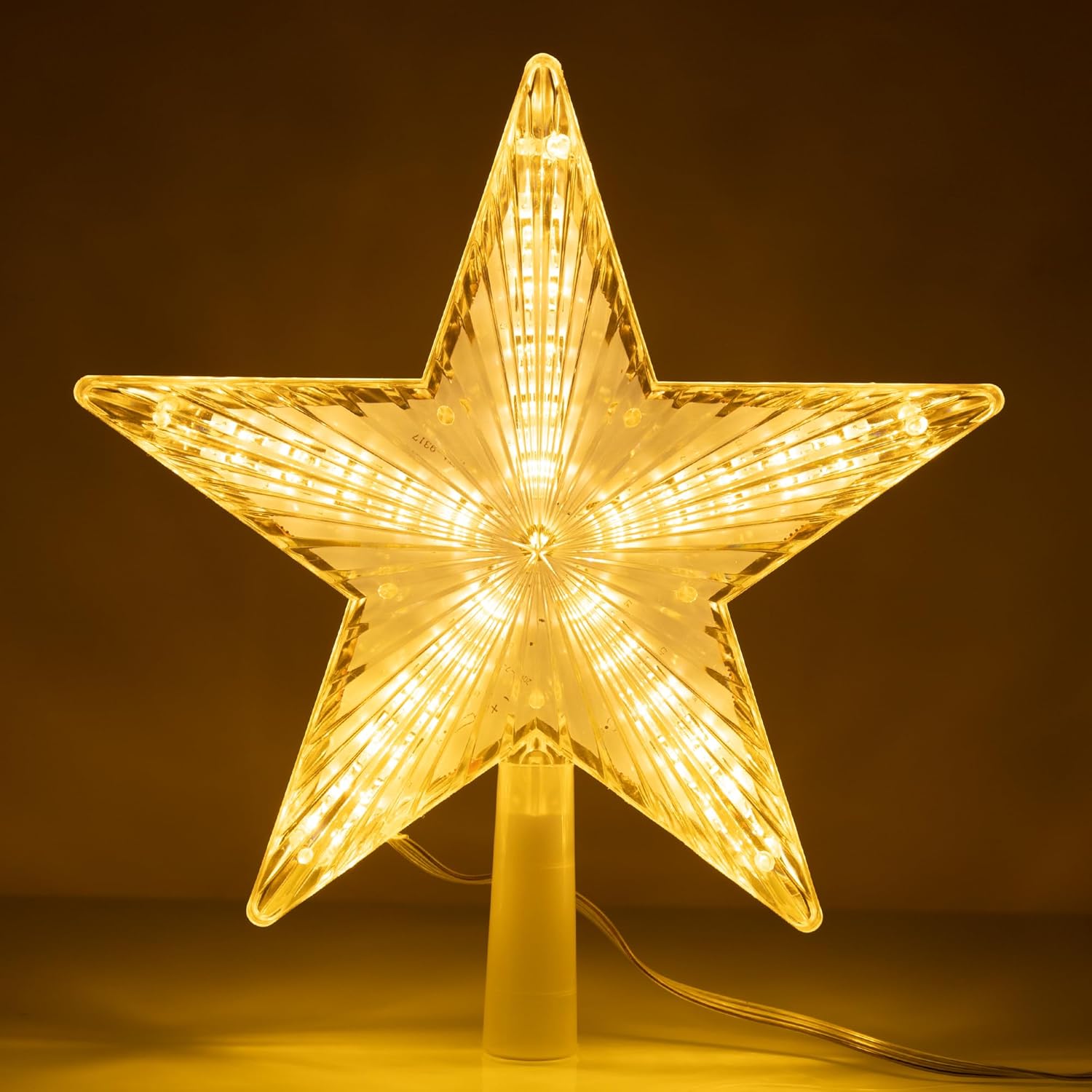 15/19/23cm Christmas Tree Top  - Star Tree Topper recension och pris