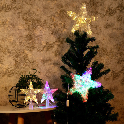 15/19/23cm Christmas Tree Top  - Star Tree Topper recension och pris