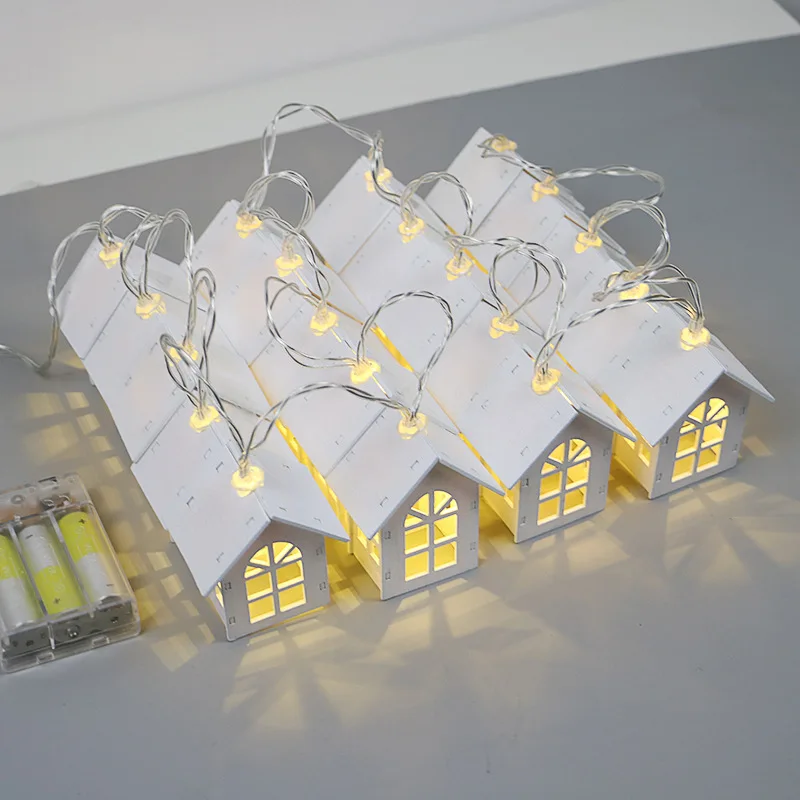 10 LED Christmas Tree House St - Led Fairy String Lights recension och pris