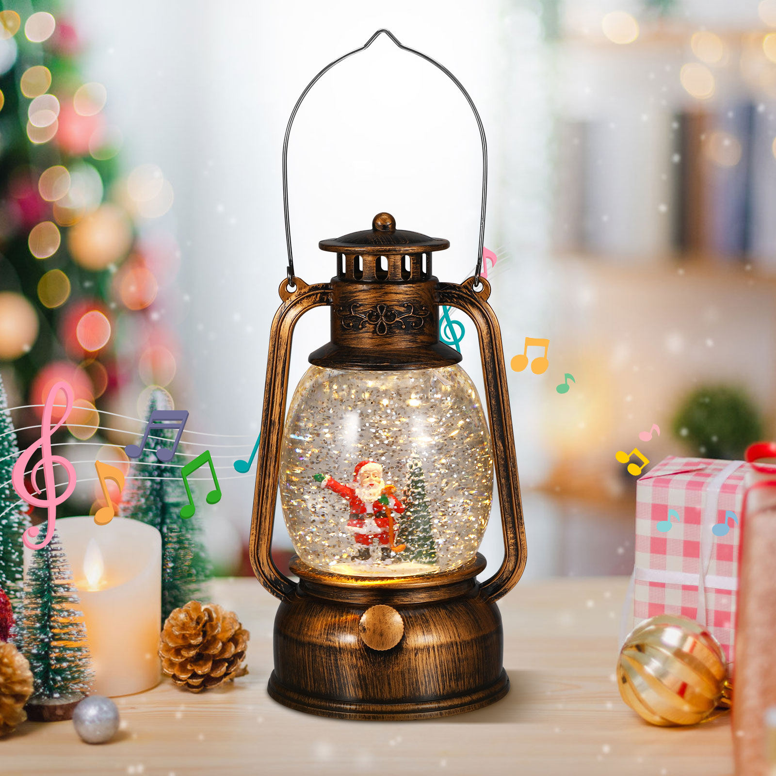 Lighted Musical Snow Globe Lan - Snow Globe Musical recension och pris