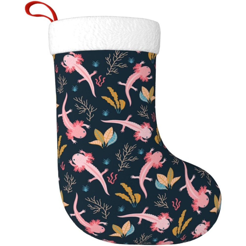 Cute Axolotl Christmas Stockin - Christmas Stocking Hanging recension och pris