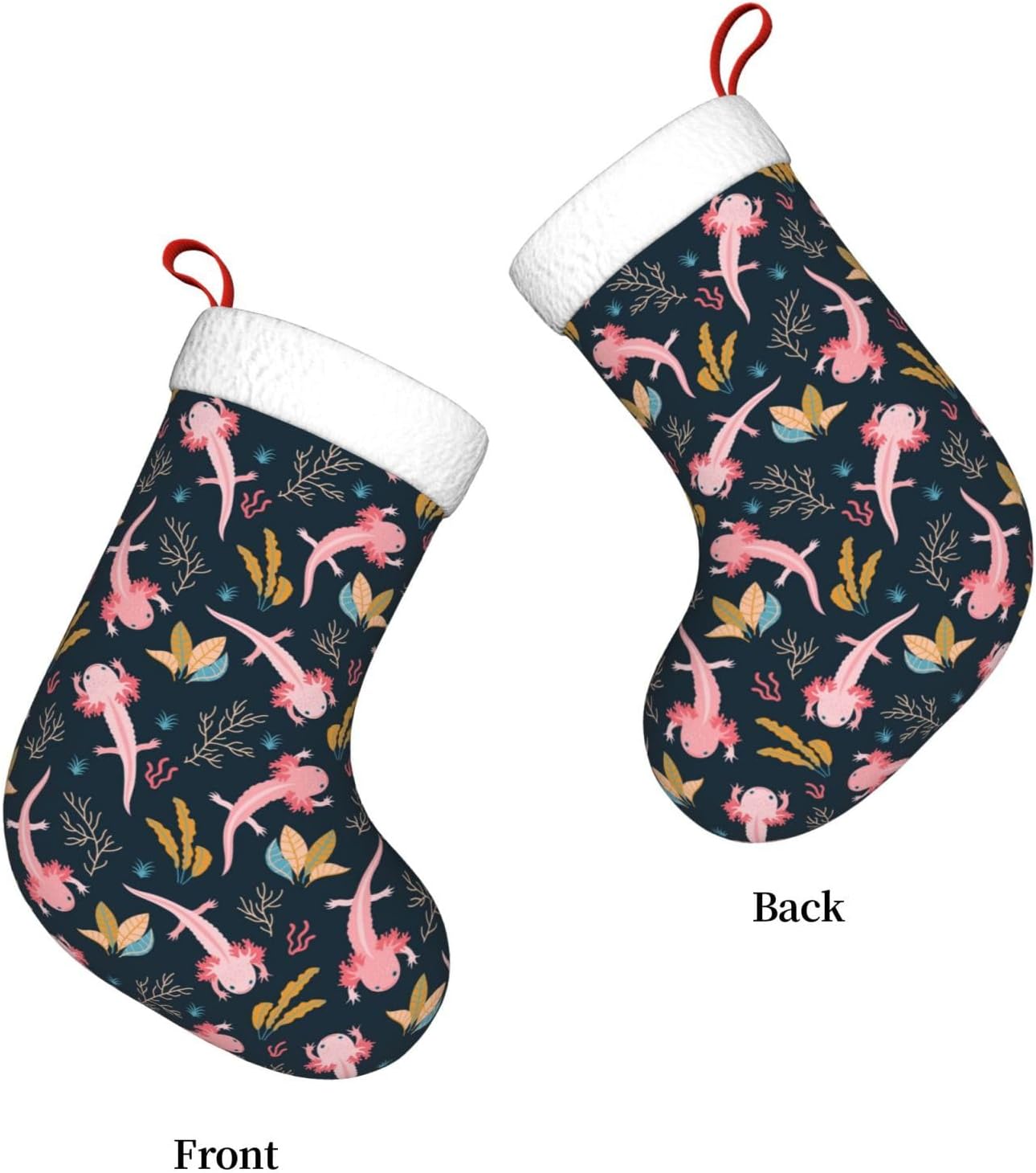Cute Axolotl Christmas Stockin - Christmas Stocking Hanging recension och pris