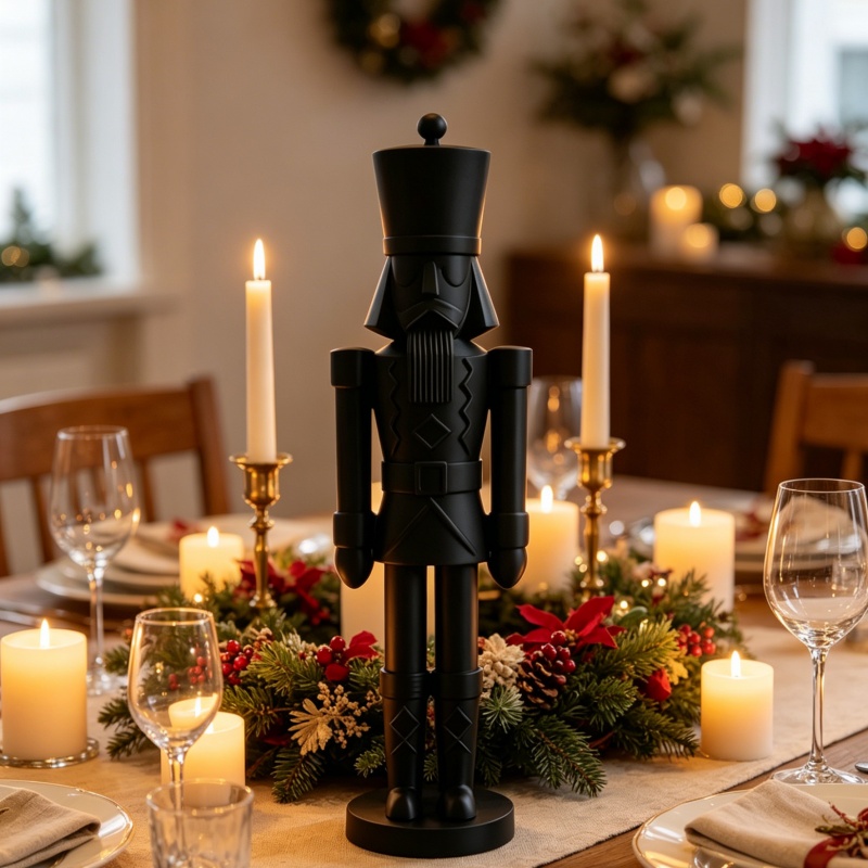 Minimalist Black Nutcracker So - Nutcracker Figurine recension och pris