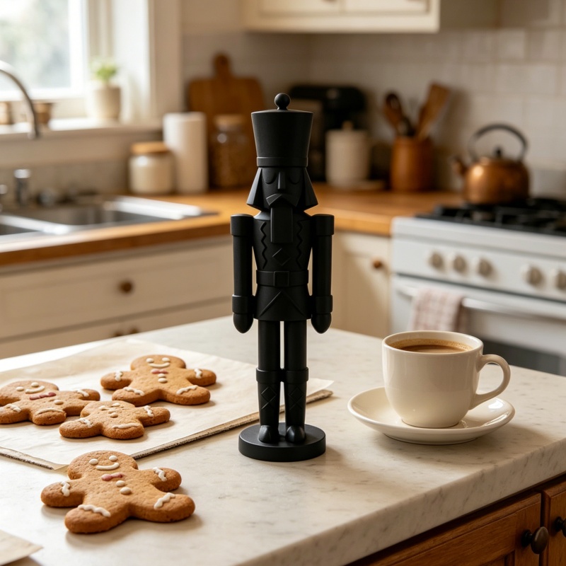 Minimalist Black Nutcracker So - Nutcracker Figurine recension och pris
