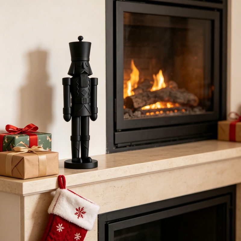 Minimalist Black Nutcracker So - Nutcracker Figurine recension och pris