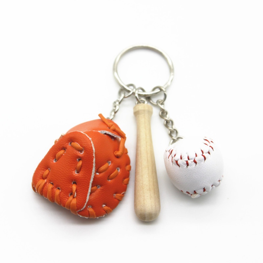 2CM Baseball Keychain 3Pcs Set - Ornament Ball Set recension och pris