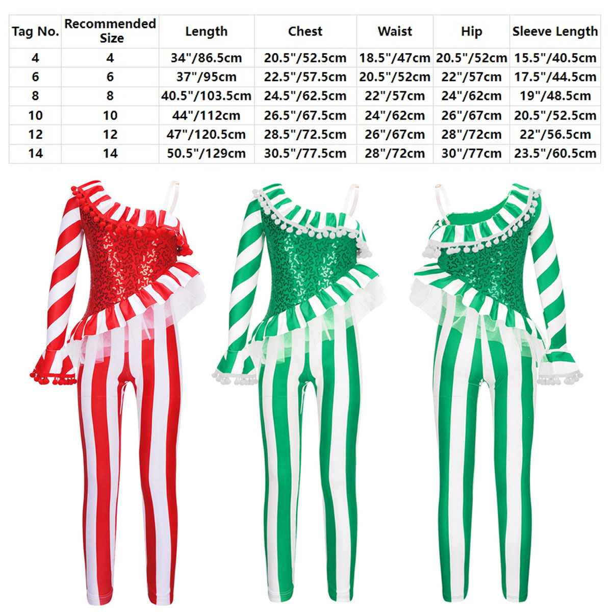Kids Girls Christmas Ballet Da - Elf Costume Christmas recension och pris