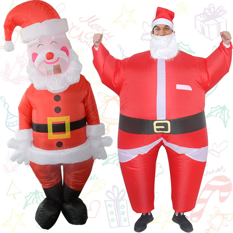 Classic Adult Santa Claus Infl - Elf Costume Christmas recension och pris
