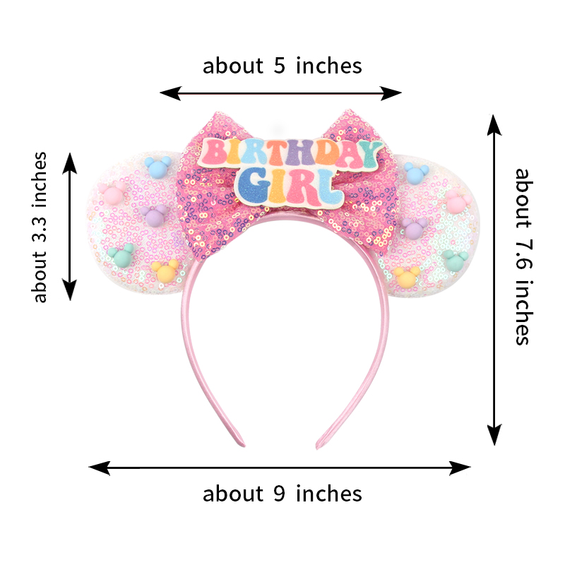 Girls Happy Birthday Minnie Mo - Ribbon Bow Gift recension och pris