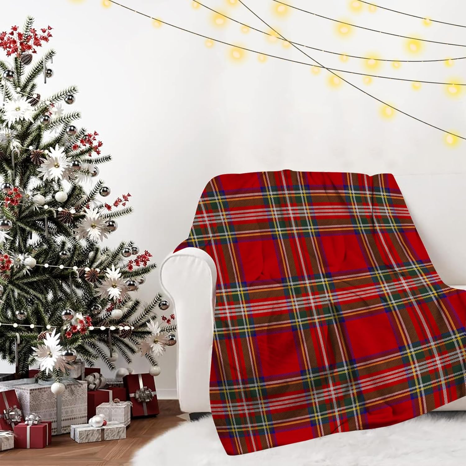 Christmas Plaid Throw Blankets - Christmas Throw Blanket recension och pris