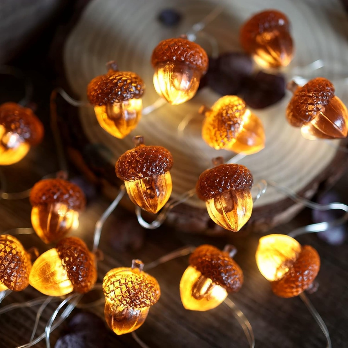 30 LEDs Acorn String Lights Th - Led Fairy String Lights recension och pris