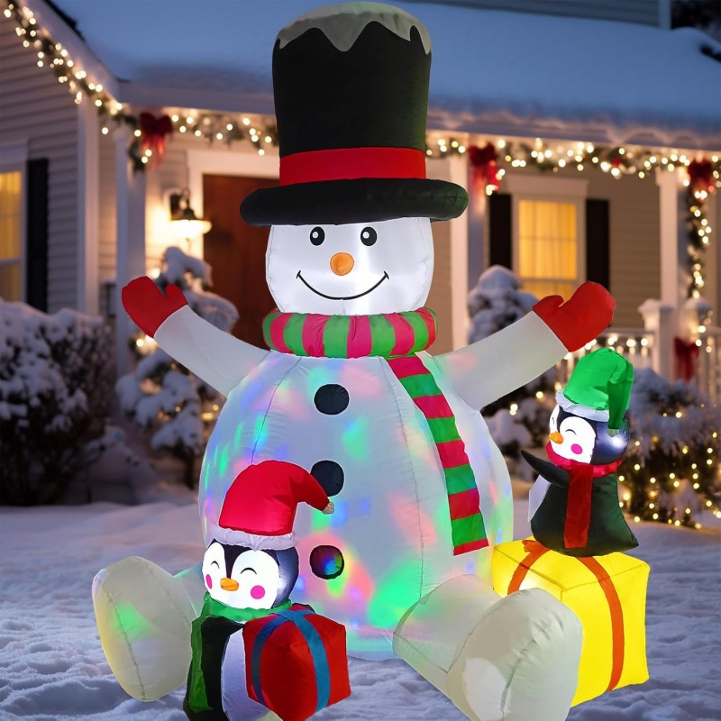 Christmas Inflatable Snowman P - Christmas Lights Outdoor recension och pris