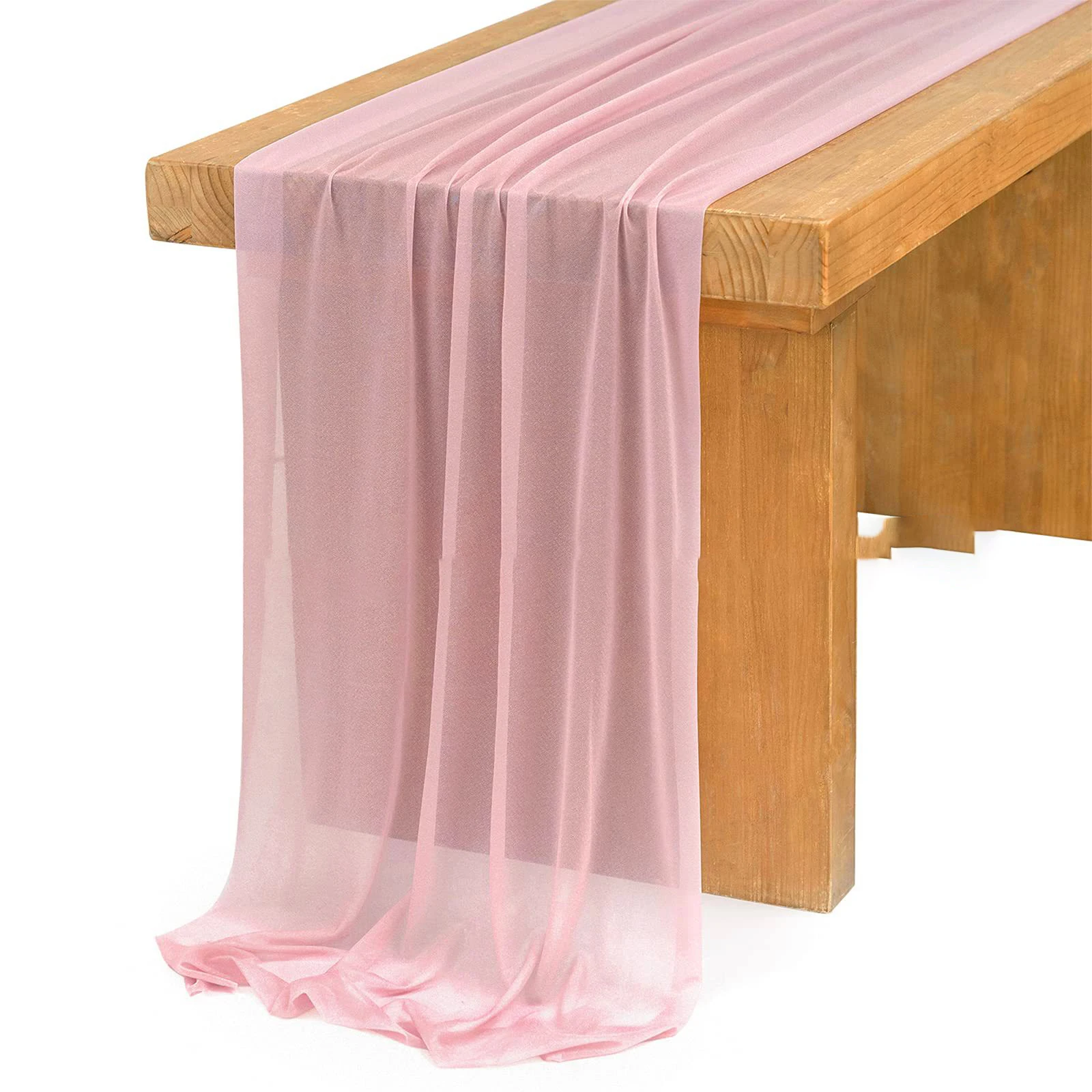 Chiffon White Table Runner Tab - Christmas Table Runner recension och pris
