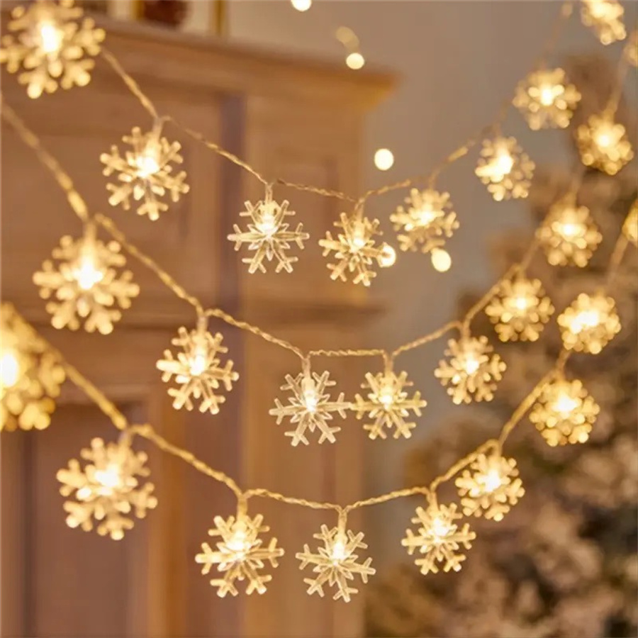 10/20/40 LED Snowflake String  - Led Fairy String Lights recension och pris