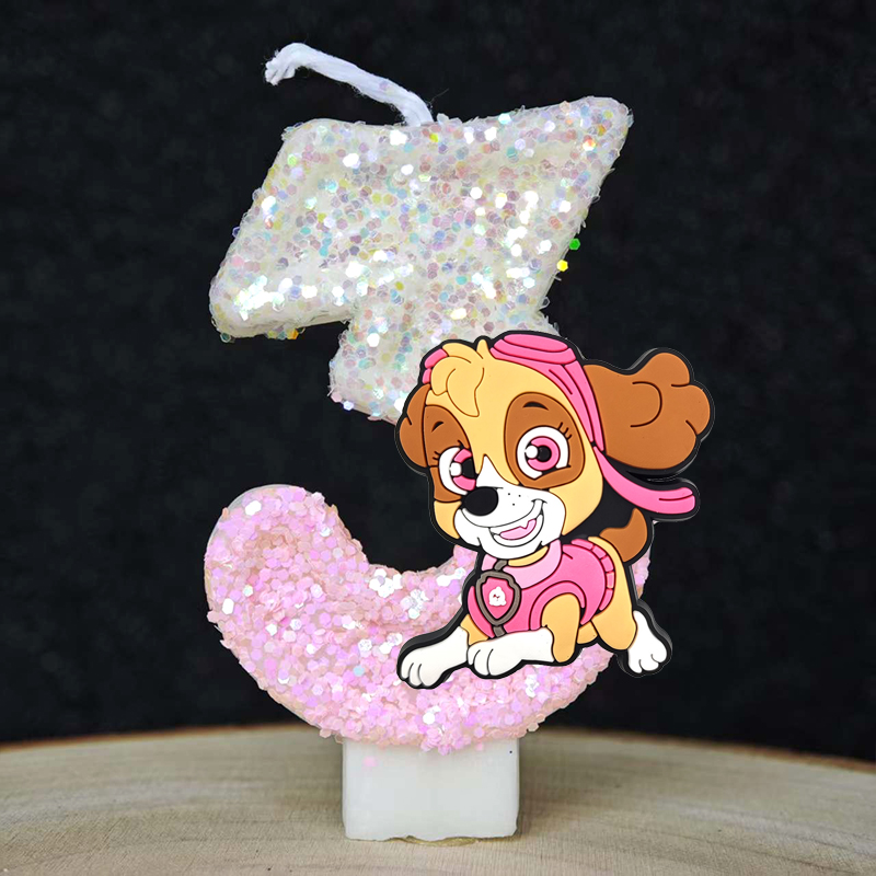 Paw Patrol Anime Number 0-9 Ca - Holiday Candle Set recension och pris