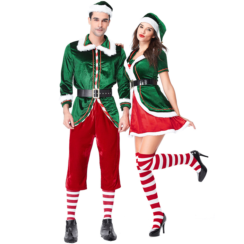 Santa Claus Costume Women Men  - Elf Costume Christmas recension och pris