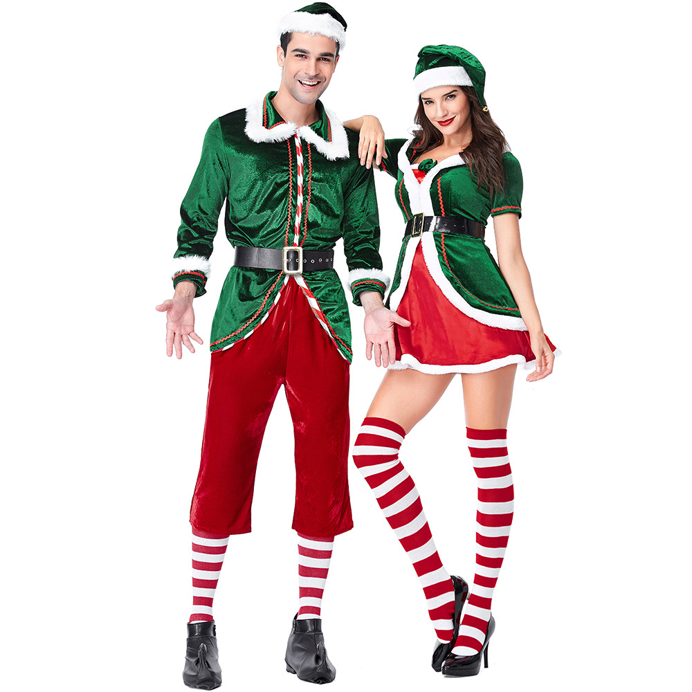 Santa Claus Costume Women Men  - Elf Costume Christmas recension och pris