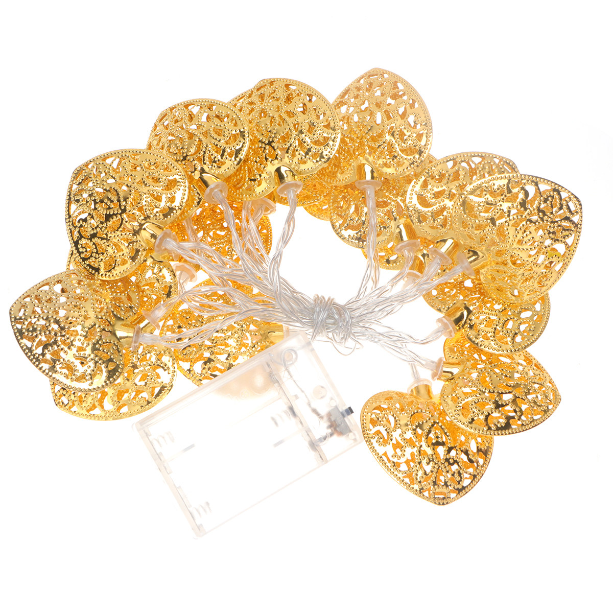 20Leds Heart String Lights Gol - Led Fairy String Lights recension och pris