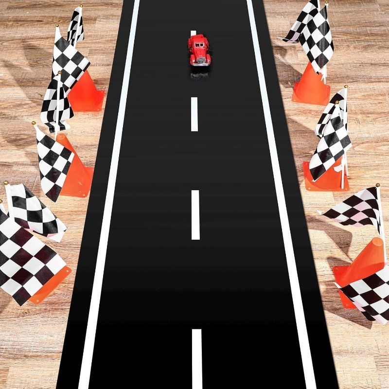 Race Car Racetrack Table Runne - Christmas Table Runner recension och pris