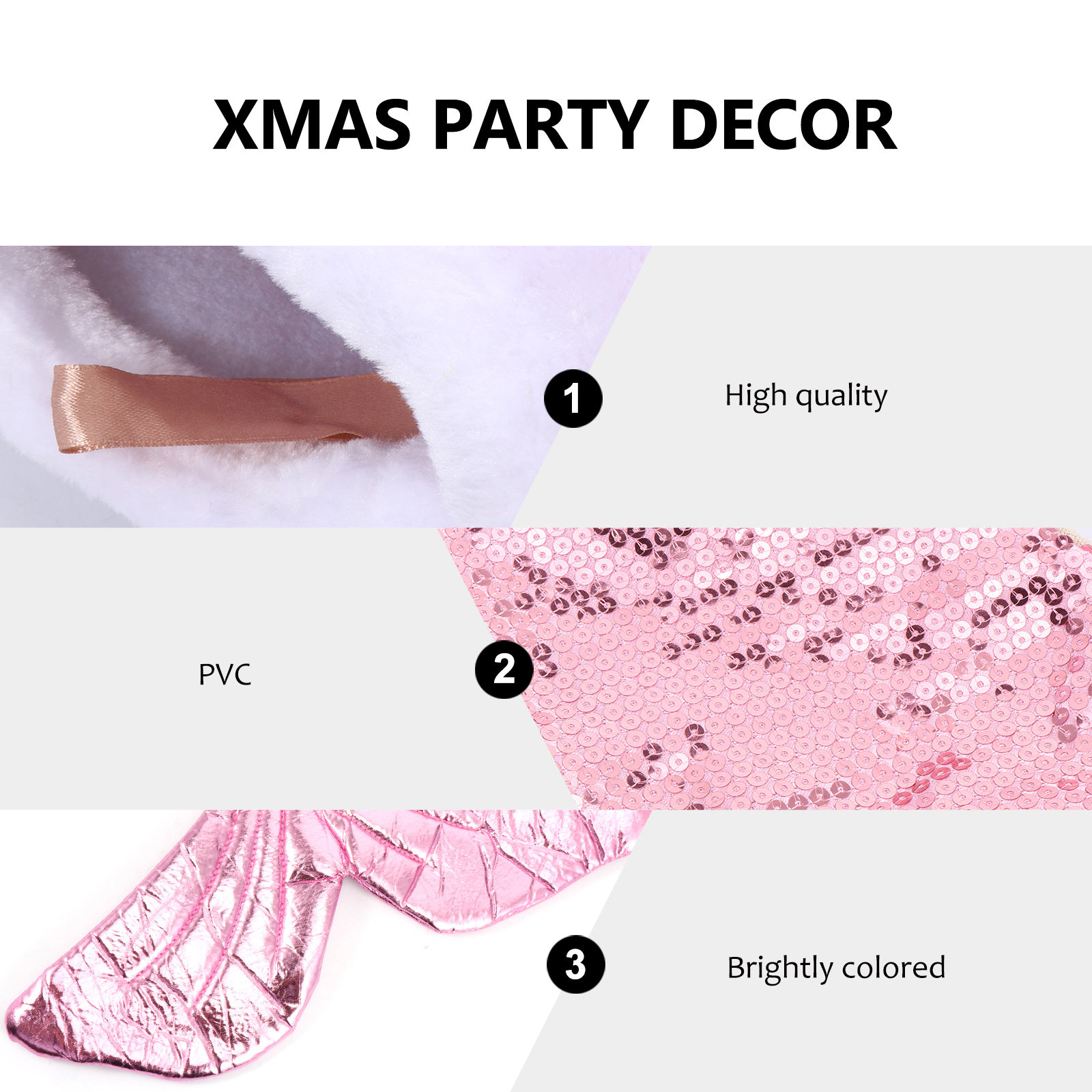 Sequins Mermaid Tail Stocking  - Christmas Stocking Hanging recension och pris