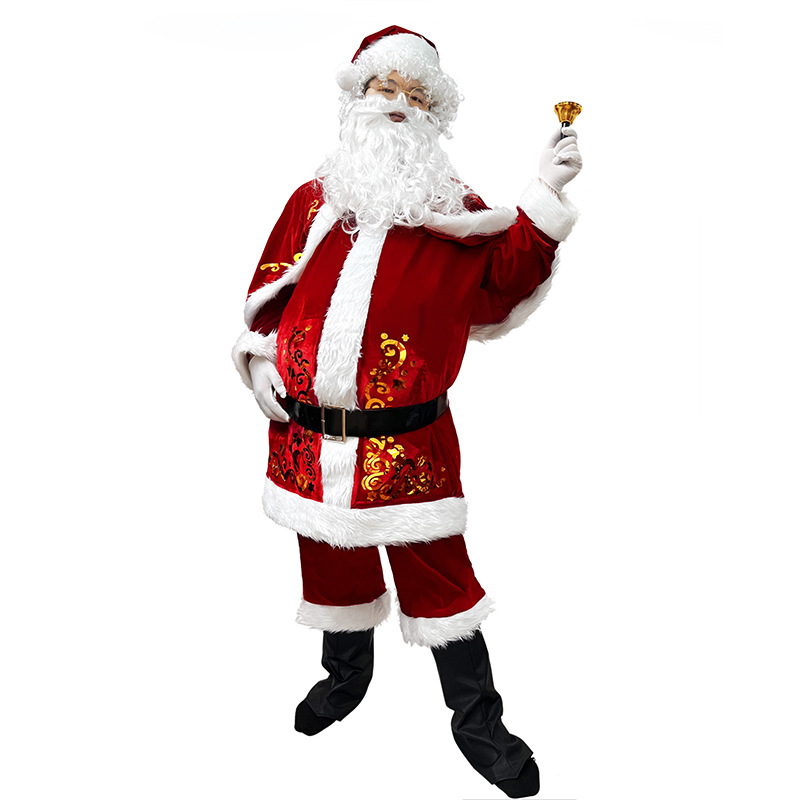 Santa Claus Costume Adult Men  - Elf Costume Christmas recension och pris