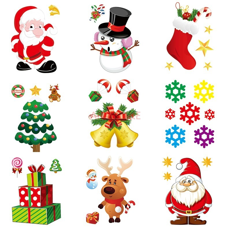 1PCS Removable Christmas Stati - Snowflake Window Decal recension och pris