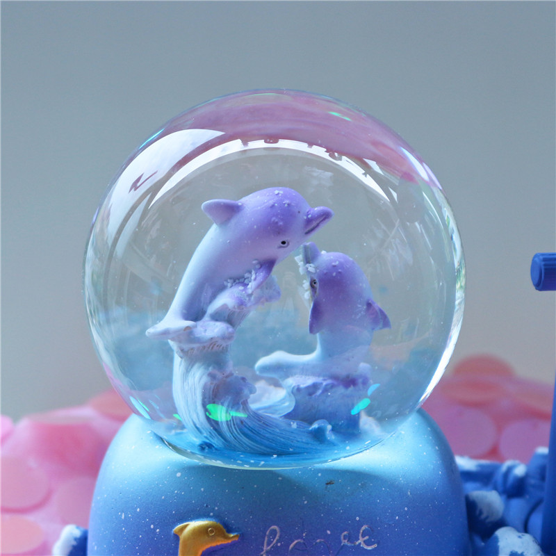 Dolphin Hourglass Timer Crysta - Snow Globe Musical recension och pris