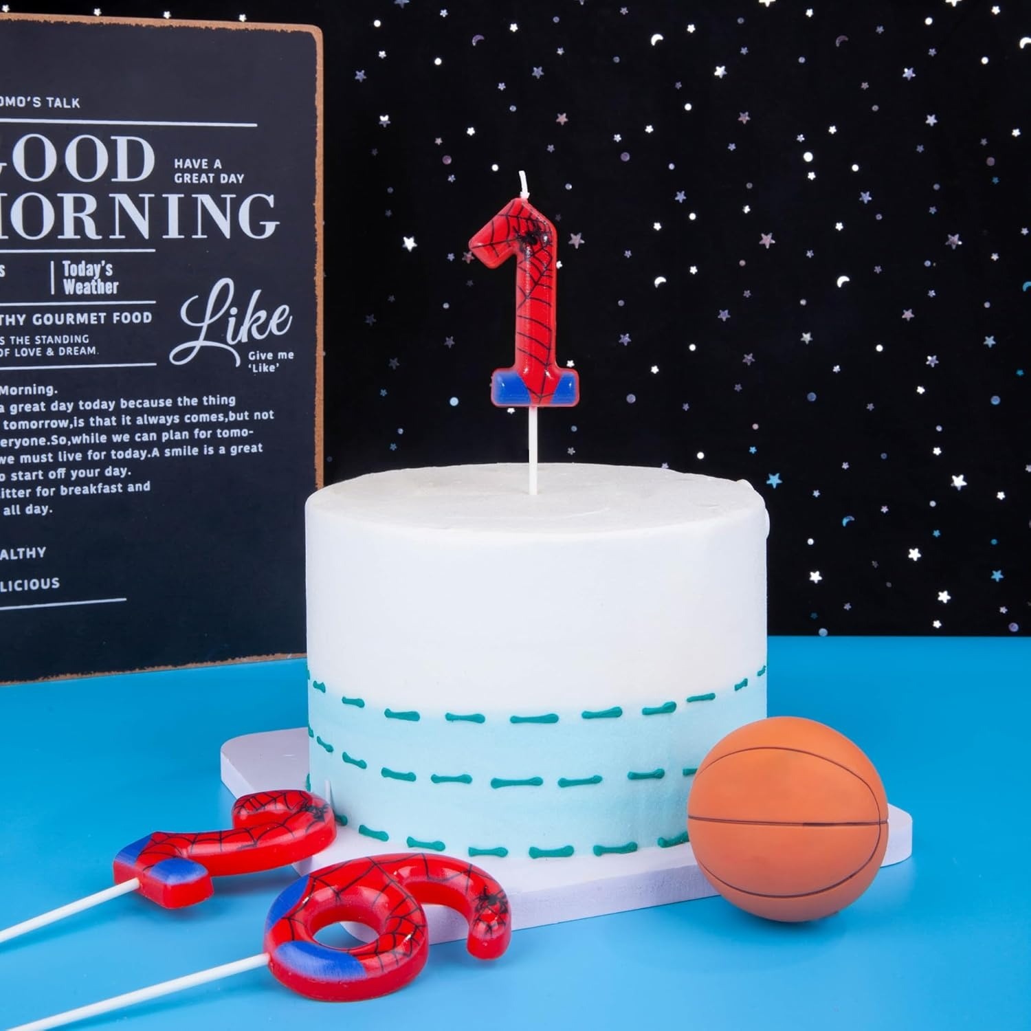 Spider Party 0-9 Birthday Cand - Holiday Candle Set recension och pris